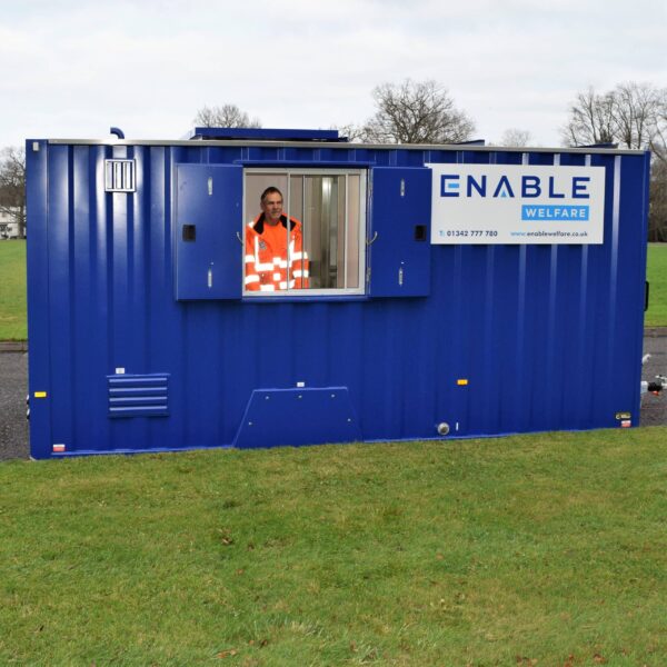 This is the site access control ECO unit from Enable Hire